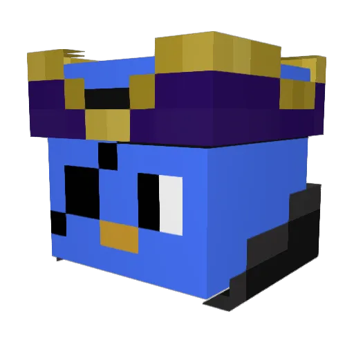 Etern1ty_0_ Minecraft avatar head, 3D render