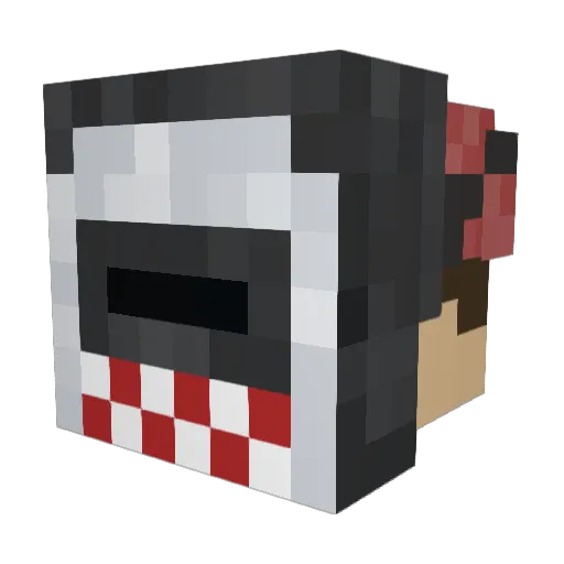 EternaLgg Minecraft avatar head, 3D render