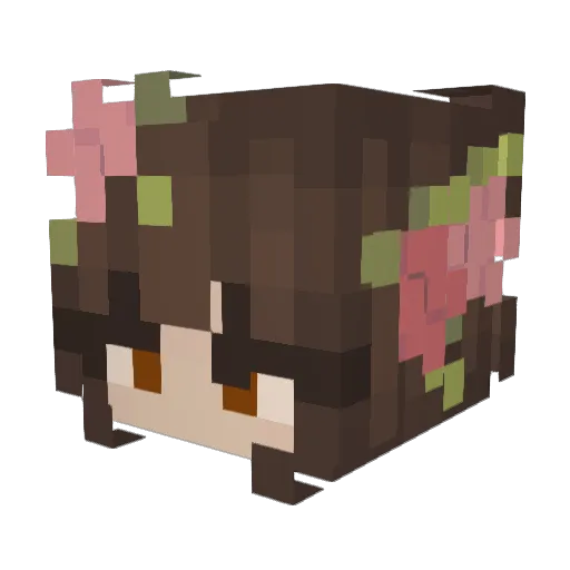 EternalAera Minecraft avatar head, 3D render