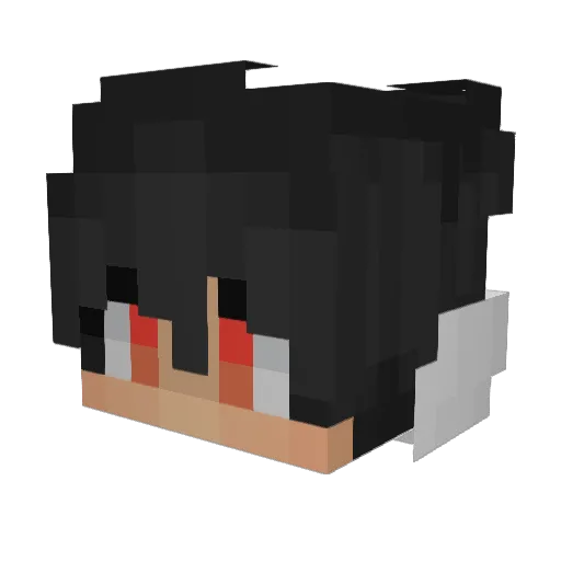 EternalAnubis Minecraft avatar head, 3D render