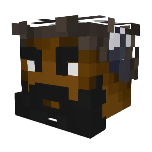 EternalCTL Minecraft avatar head, 3D render
