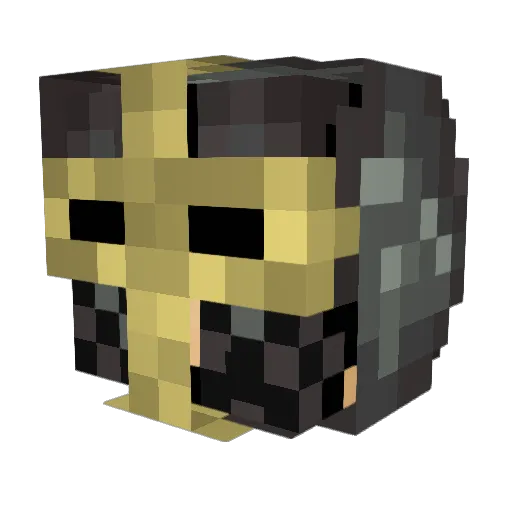EternalCheese Minecraft avatar head, 3D render
