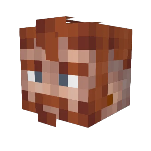 EternalDespot Minecraft avatar head, 3D render