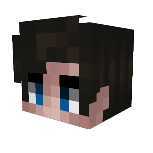 EternalEmre Minecraft avatar head, 3D render