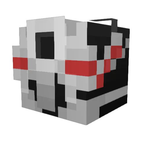 EternalEvol Minecraft avatar head, 3D render