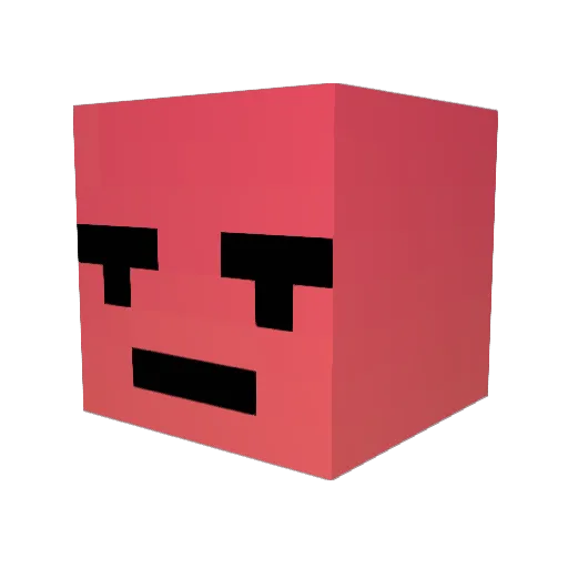 EternalFlavour Minecraft avatar head, 3D render
