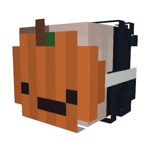 EternalFlower_ Minecraft avatar head, 3D render