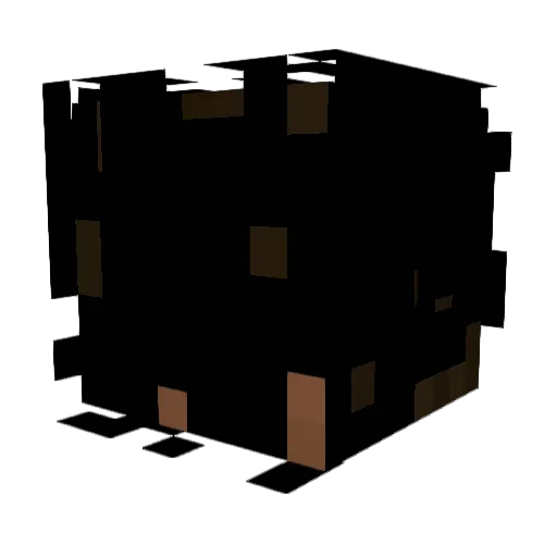 EternalFrostVVV Minecraft avatar head, 3D render