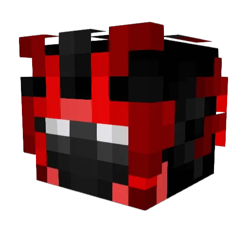 EternalLuck Minecraft avatar head, 3D render