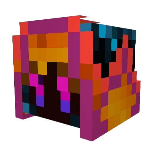 EternalMatter Minecraft avatar head, 3D render