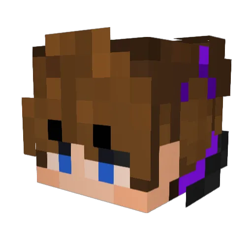 EternalRome Minecraft avatar head, 3D render