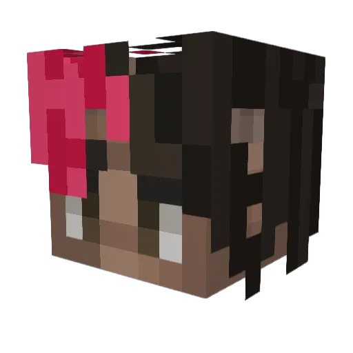 Eternal_Akuno Minecraft avatar head, 3D render