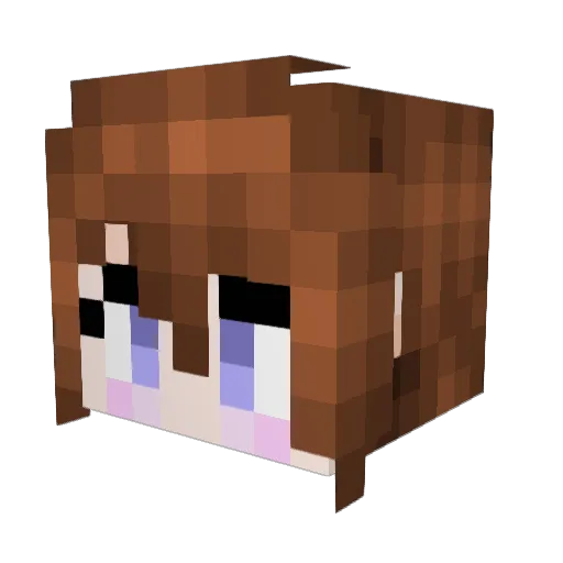 Eternal_Feather1 Minecraft avatar head, 3D render
