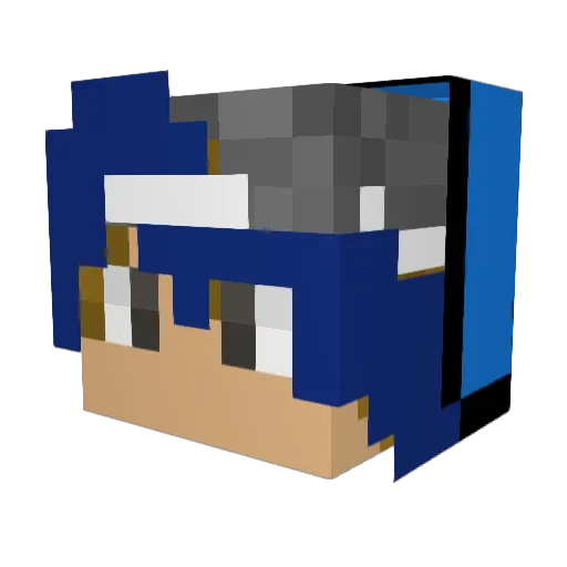 Eternal_Flame97 Minecraft avatar head, 3D render