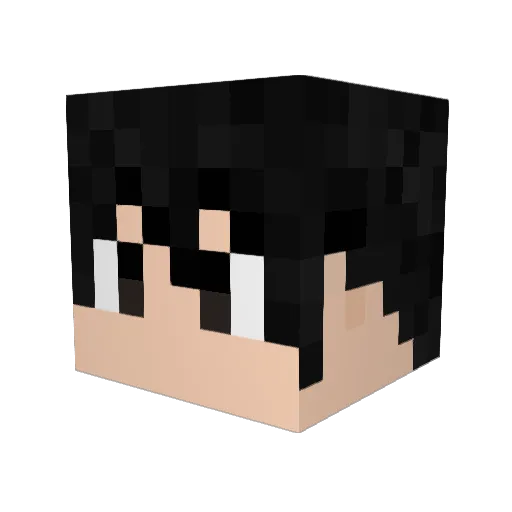 Eternal_Memories Minecraft avatar head, 3D render