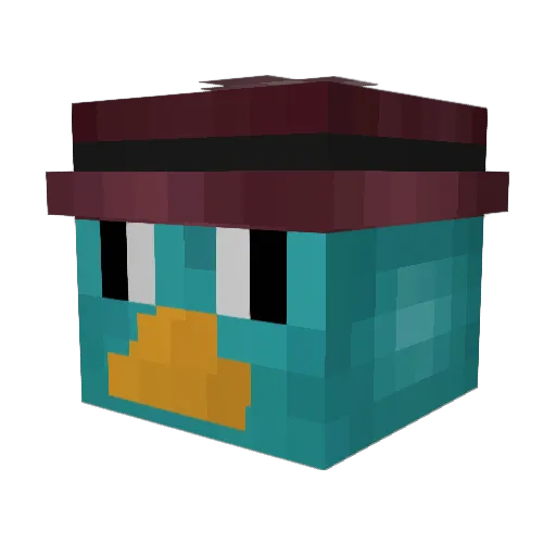 Eternal_My Minecraft avatar head, 3D render