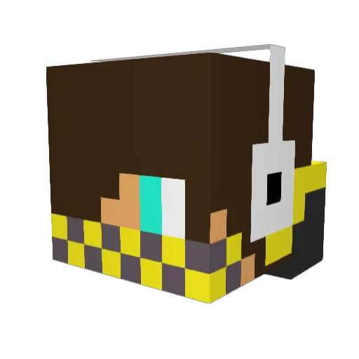 Eternal_Premium Minecraft avatar head, 3D render