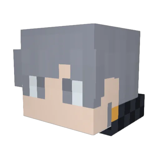 Eternal_Winter0x Minecraft avatar head, 3D render