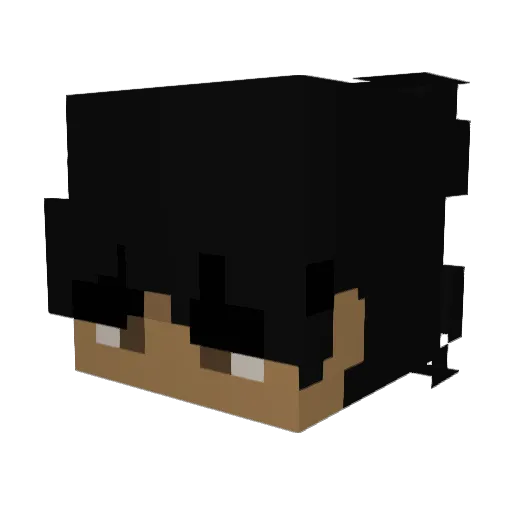 Eternal_void3 Minecraft avatar head, 3D render