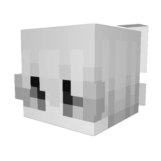 Eternally0236 Minecraft avatar head, 3D render