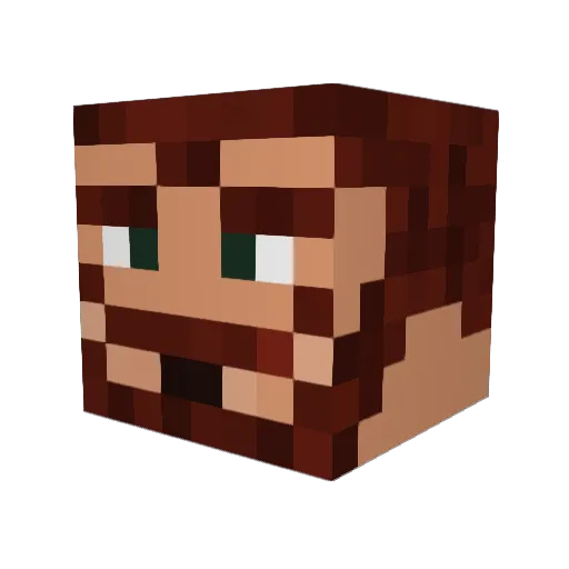 EternallyOaken Minecraft avatar head, 3D render