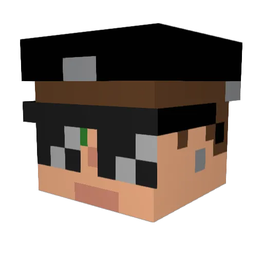 EternityCliff Minecraft avatar head, 3D render
