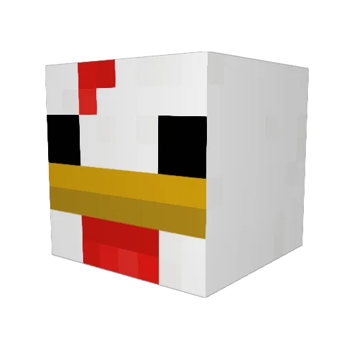 EternityEnds Minecraft avatar head, 3D render