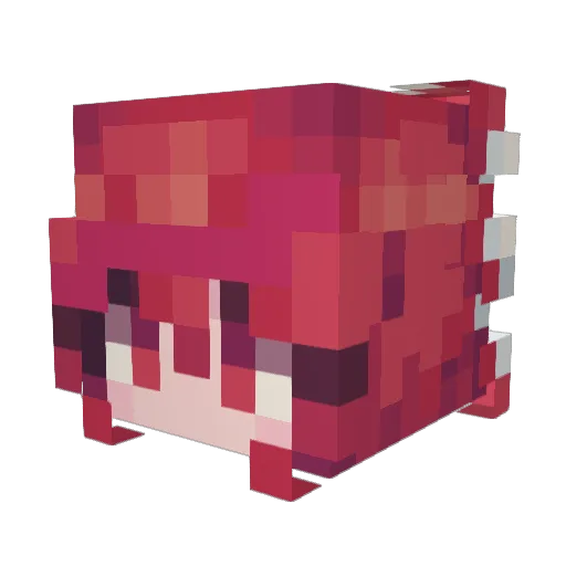 Eternoll Minecraft avatar head, 3D render