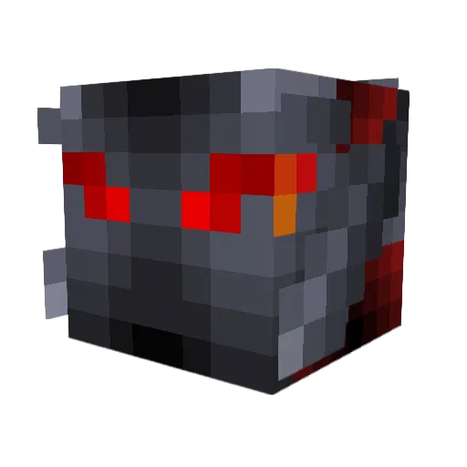Eternum Minecraft avatar head, 3D render