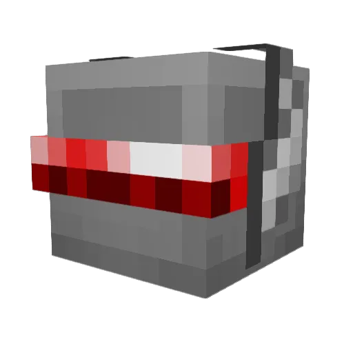 Eterror Minecraft avatar head, 3D render