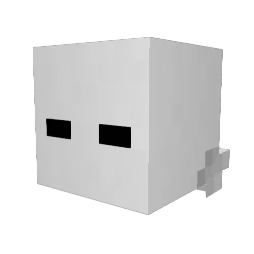 Eth4n247 Minecraft avatar head, 3D render