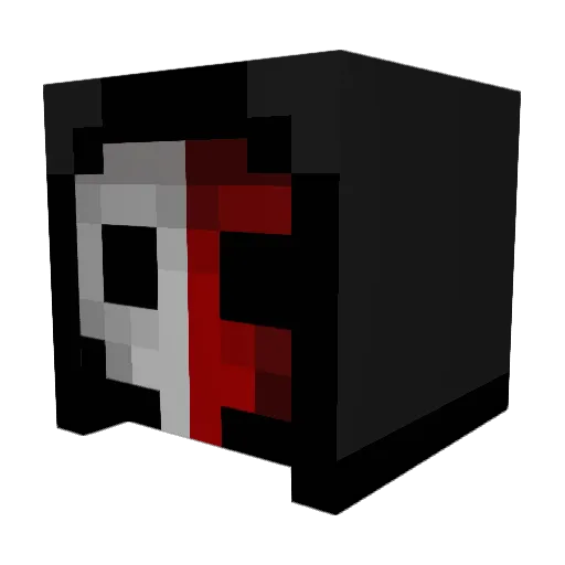 Eth7288 Minecraft avatar head, 3D render