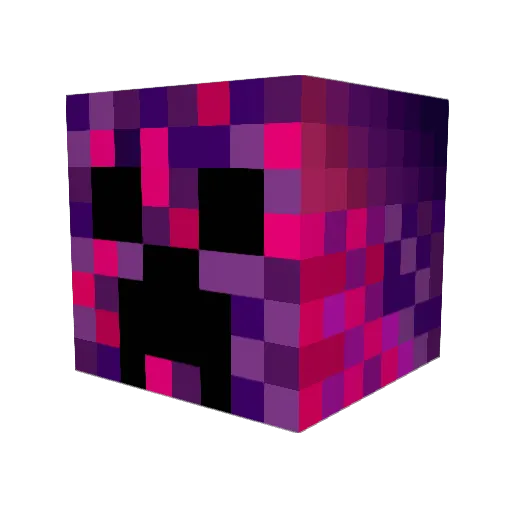 EthSundew Minecraft avatar head, 3D render