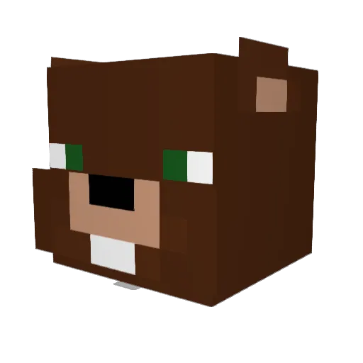 Eth_LIGHT Minecraft avatar head, 3D render