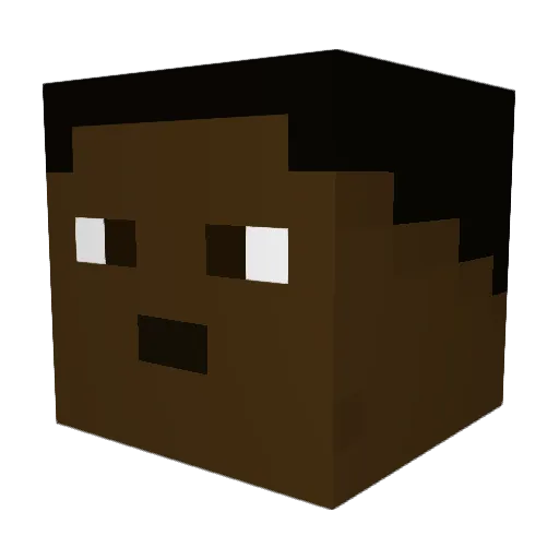 Ethan21_jpeg Minecraft avatar head, 3D render