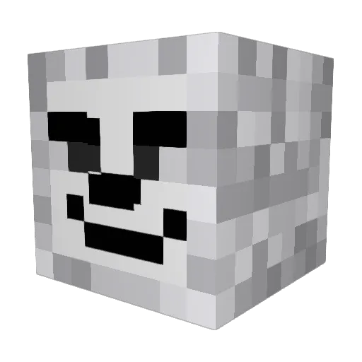 Ethan25124 Minecraft avatar head, 3D render