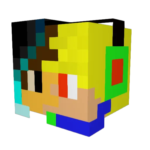 Ethan4Gaming Minecraft avatar head, 3D render