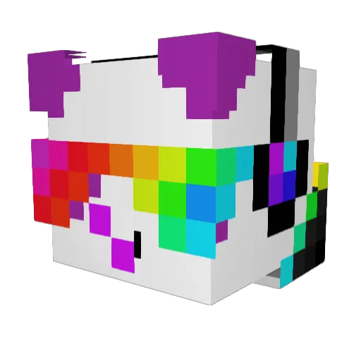 Ethan501st Minecraft avatar head, 3D render