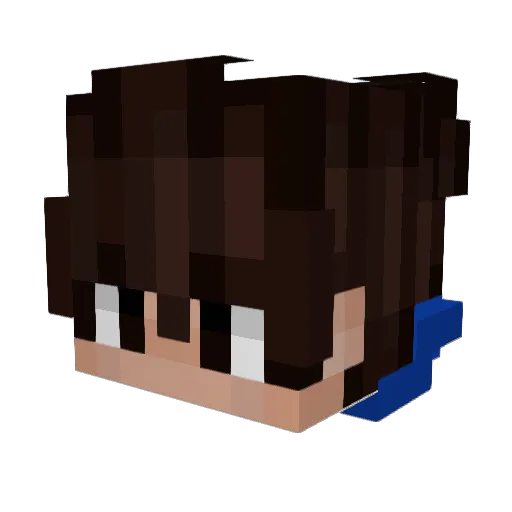 EthanBest7777 Minecraft avatar head, 3D render