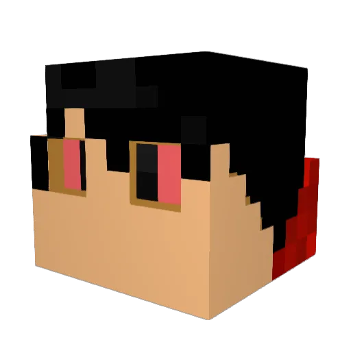 EthanBruh Minecraft avatar head, 3D render