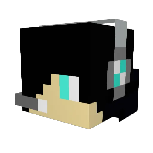 EthanCrane22 Minecraft avatar head, 3D render