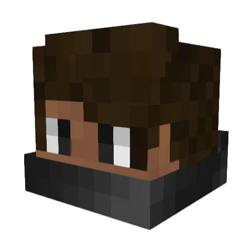 EthanCreeper2006 Minecraft avatar head, 3D render