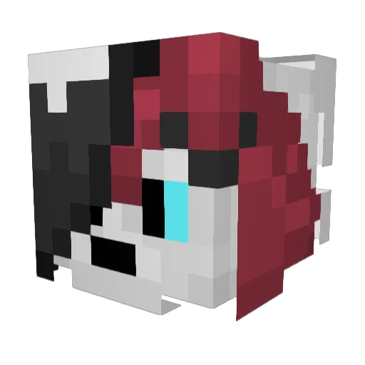 EthanGoesBeyond Minecraft avatar head, 3D render