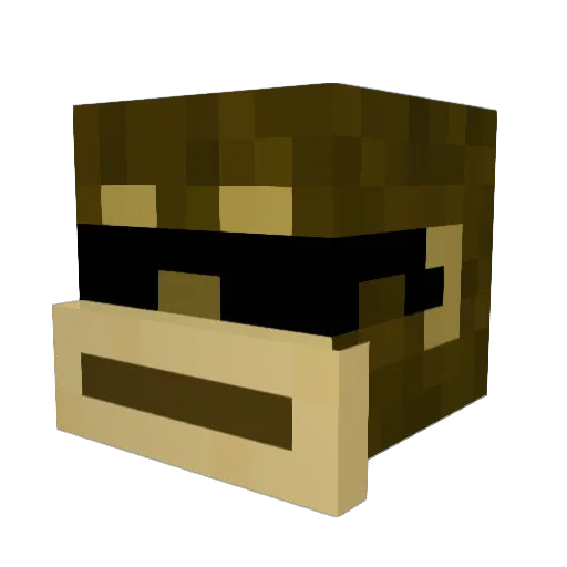 EthanJYoung Minecraft avatar head, 3D render