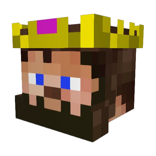 EthanMan13 Minecraft avatar head, 3D render