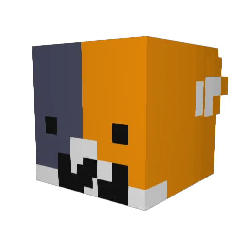 EthanMidd Minecraft avatar head, 3D render