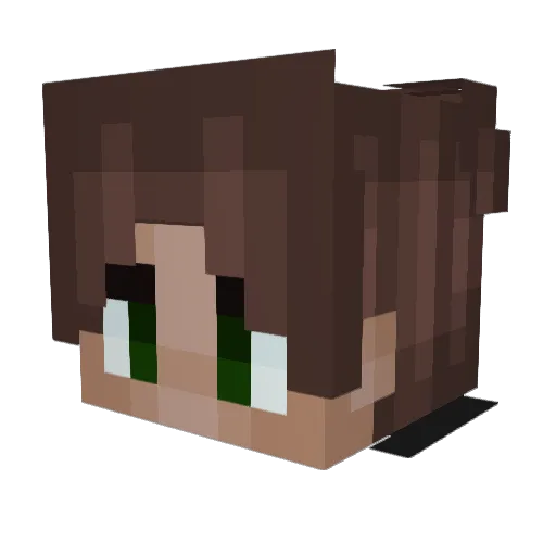 EthanNation12 Minecraft avatar head, 3D render
