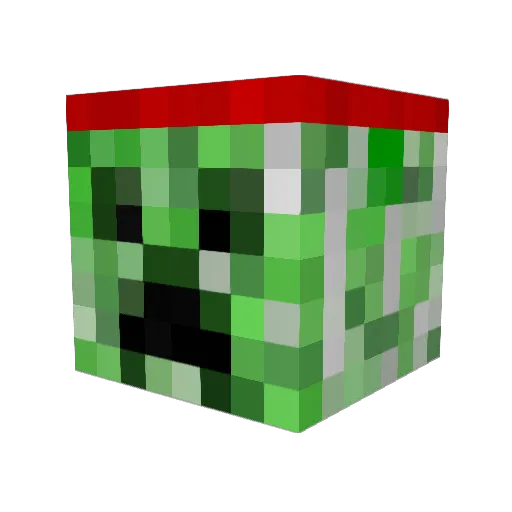 EthanPJ Minecraft avatar head, 3D render