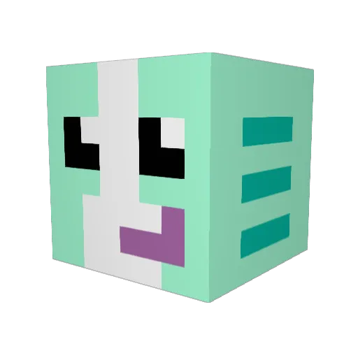 EthanParkin Minecraft avatar head, 3D render