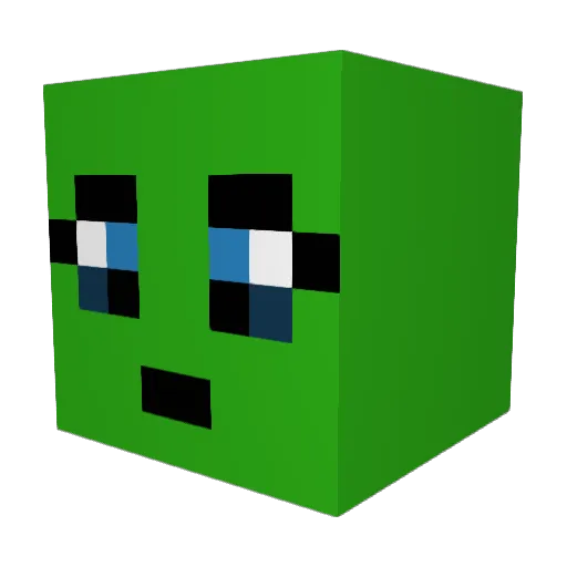 EthanTh10 Minecraft avatar head, 3D render